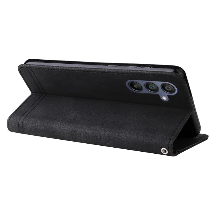 For Samsung Galaxy A16 5G Case Wallet Skin-Touch PU Leather Phone Cover