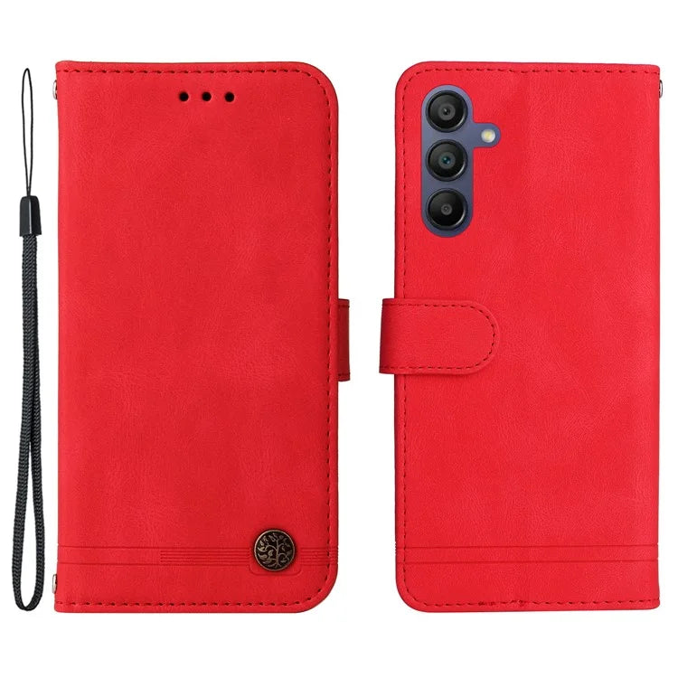 For Samsung Galaxy A16 5G Case Wallet Skin-Touch PU Leather Phone Cover