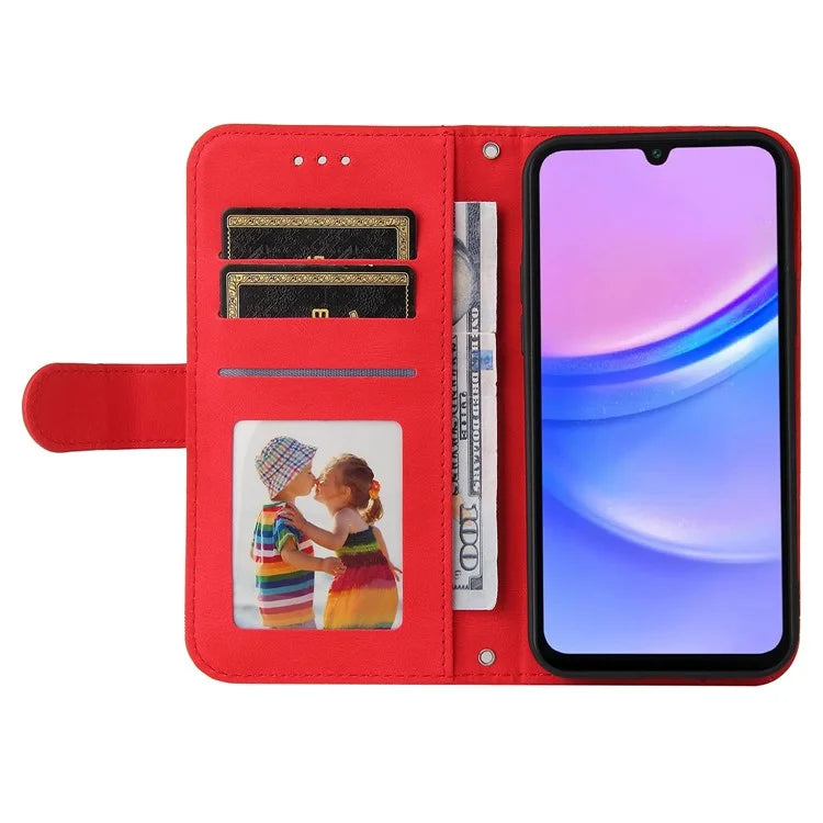 For Samsung Galaxy A16 5G Case Wallet Skin-Touch PU Leather Phone Cover