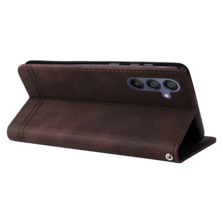 For Samsung Galaxy A16 5G Case Wallet Skin-Touch PU Leather Phone Cover