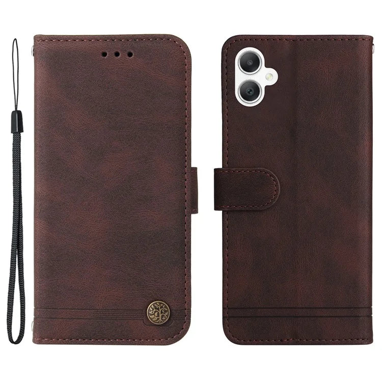 For Samsung Galaxy A06 Case Wallet Skin-Touch PU Leather Phone Cover