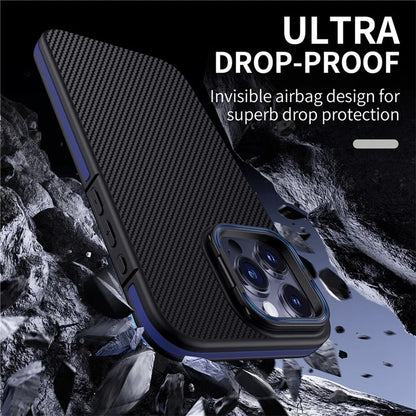 For iPhone 14 Pro Case PC Lens Frame Kickstand TPU Phone Cover