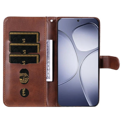For Xiaomi Redmi K70 Ultra Case Zipper Wallet Calf Texture PU Leather Phone Cover