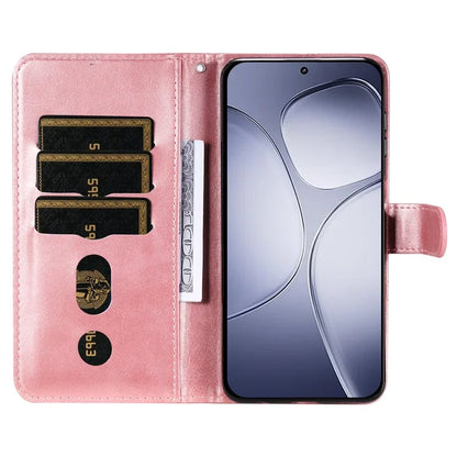For Xiaomi Redmi K70 Ultra Case Zipper Wallet Calf Texture PU Leather Phone Cover