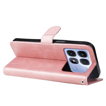 For Xiaomi Redmi K70 Ultra Case Zipper Wallet Calf Texture PU Leather Phone Cover