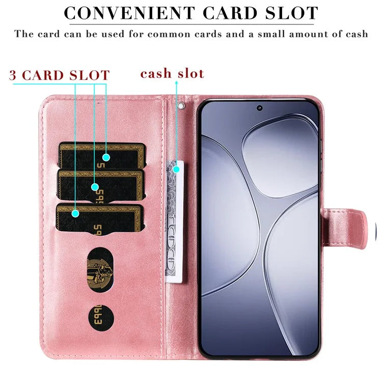 For Xiaomi Redmi K70 Ultra Case Zipper Wallet Calf Texture PU Leather Phone Cover