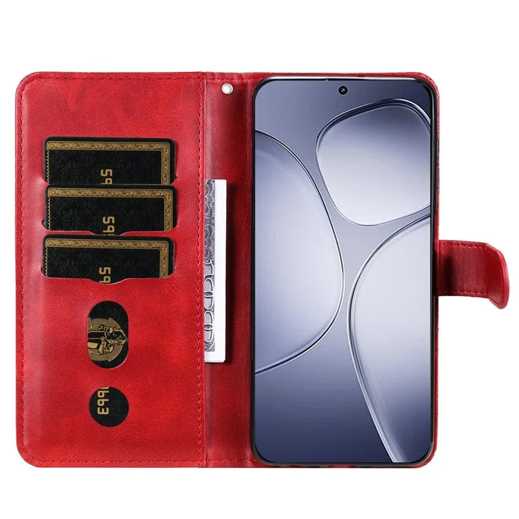 For Xiaomi Redmi K70 Ultra Case Zipper Wallet Calf Texture PU Leather Phone Cover
