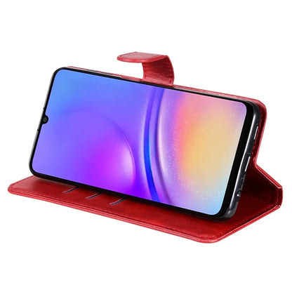 For Samsung Galaxy A06 Case Zipper Wallet Calf Texture PU Leather Phone Cover
