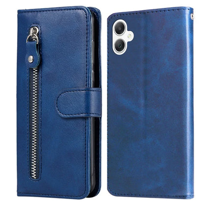 For Samsung Galaxy A06 Case Zipper Wallet Calf Texture PU Leather Phone Cover