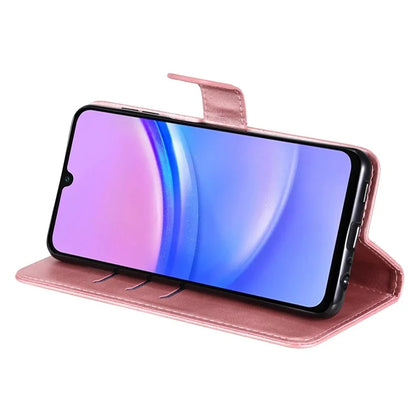 For Samsung Galaxy A16 5G Case Zipper Wallet Calf Texture PU Leather Phone Cover