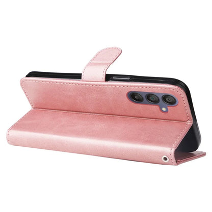 For Samsung Galaxy A16 5G Case Zipper Wallet Calf Texture PU Leather Phone Cover