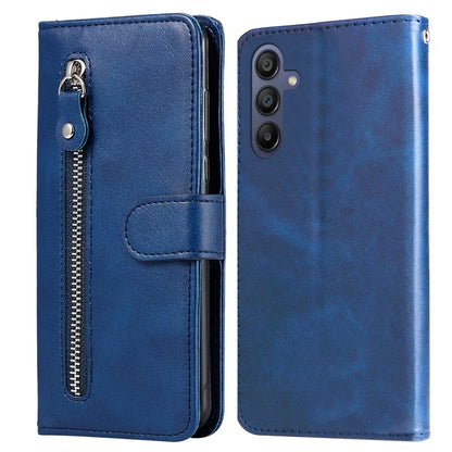 For Samsung Galaxy A16 5G Case Zipper Wallet Calf Texture PU Leather Phone Cover