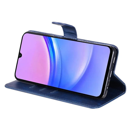 For Samsung Galaxy A16 5G Case Zipper Wallet Calf Texture PU Leather Phone Cover