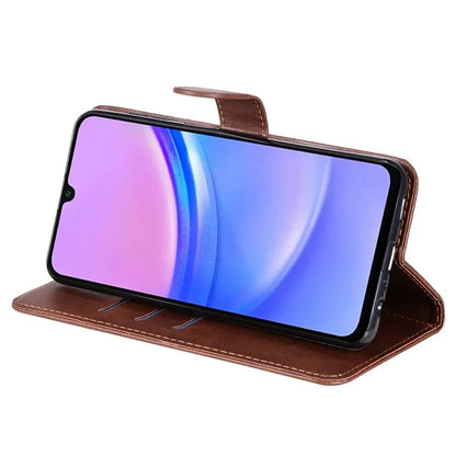 For Samsung Galaxy A16 5G Case Zipper Wallet Calf Texture PU Leather Phone Cover