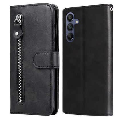 For Samsung Galaxy A16 5G Case Zipper Wallet Calf Texture PU Leather Phone Cover