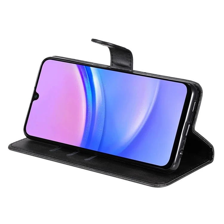 For Samsung Galaxy A16 5G Case Zipper Wallet Calf Texture PU Leather Phone Cover