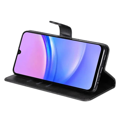 For Samsung Galaxy A16 5G Case Zipper Wallet Calf Texture PU Leather Phone Cover