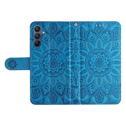 For Samsung Galaxy A16 5G Case Sunflower Imprint Leather Wallet Phone Cover
