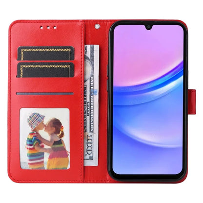For Samsung Galaxy A16 5G Case Sunflower Imprint Leather Wallet Phone Cover