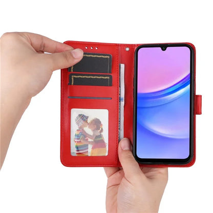 For Samsung Galaxy A16 5G Case Sunflower Imprint Leather Wallet Phone Cover