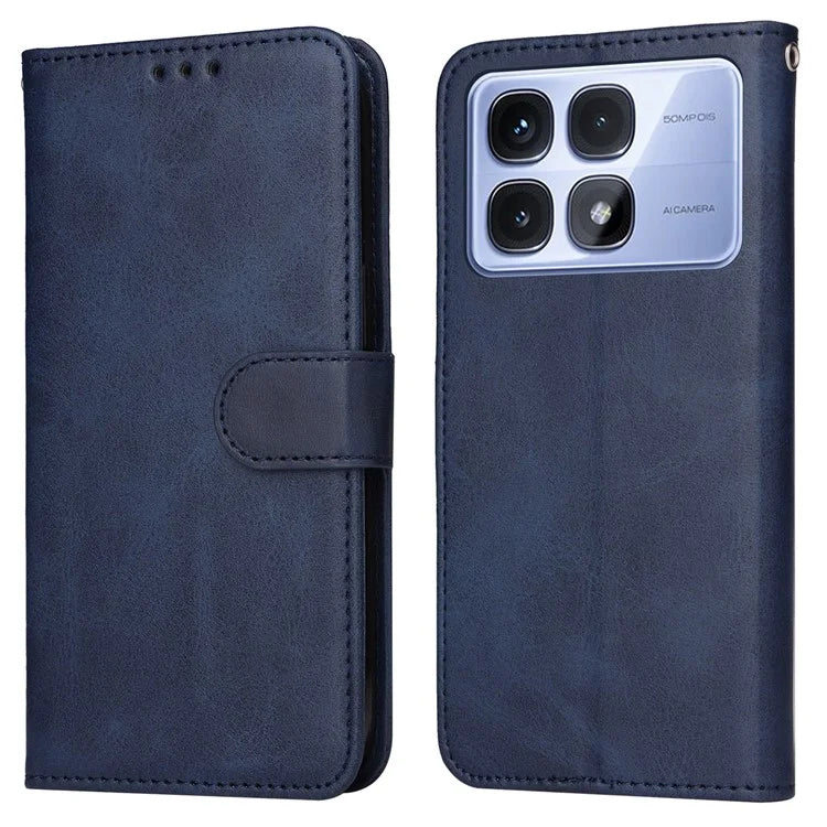 For Xiaomi Redmi K70 Ultra Case PU Leather Phone Cover with Cash  /  Card Slots