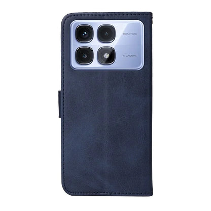 For Xiaomi Redmi K70 Ultra Case PU Leather Phone Cover with Cash  /  Card Slots