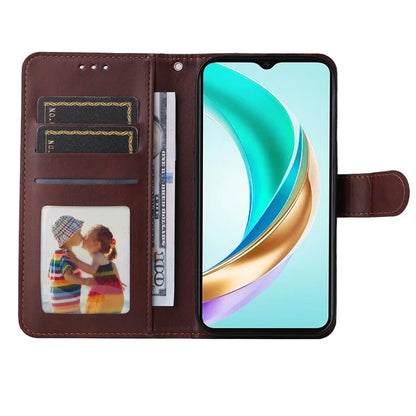 For Honor X6b 4G Case PU Leather Phone Cover with Cash  /  Card Slots