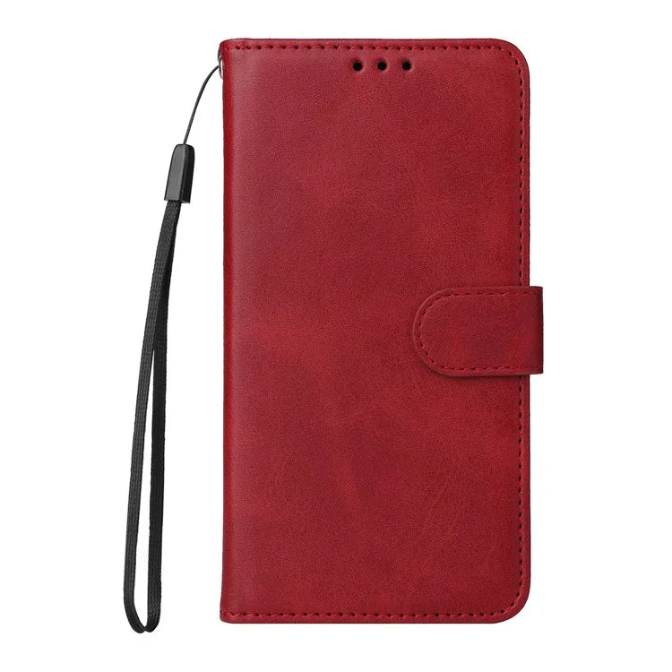 For Honor X6b 4G Case PU Leather Phone Cover with Cash  /  Card Slots