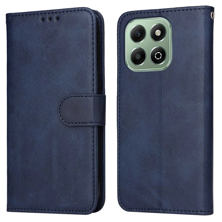 For Honor X6b 4G Case PU Leather Phone Cover with Cash  /  Card Slots