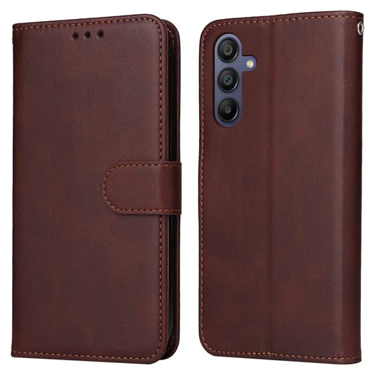 For Samsung Galaxy A16 5G Case PU Leather Phone Cover with Cash  /  Card Slots