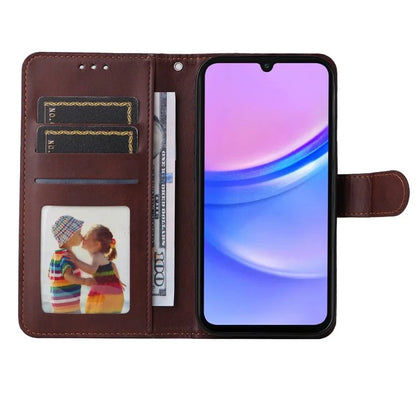 For Samsung Galaxy A16 5G Case PU Leather Phone Cover with Cash  /  Card Slots