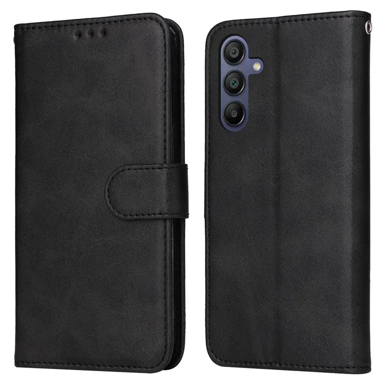 For Samsung Galaxy A16 5G Case PU Leather Phone Cover with Cash  /  Card Slots