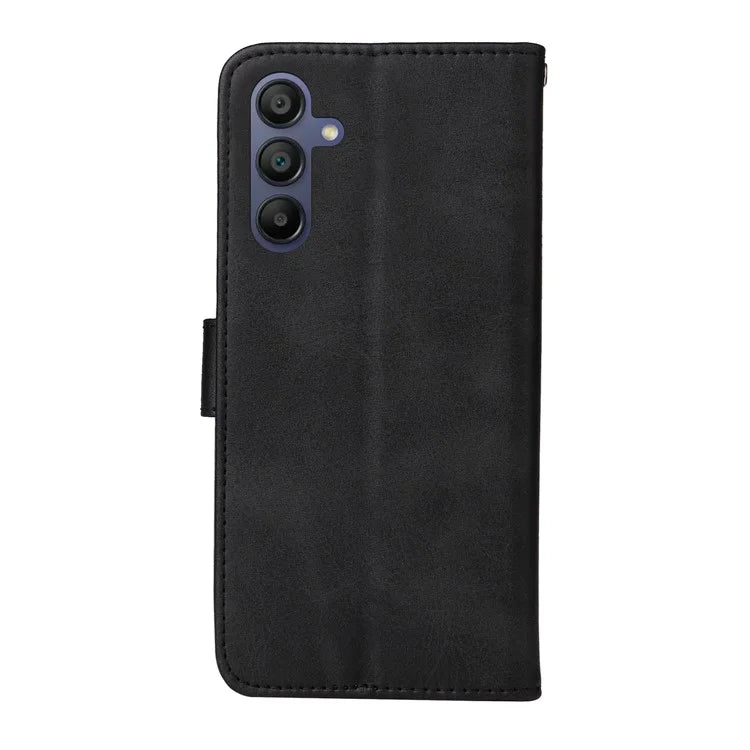 For Samsung Galaxy A16 5G Case PU Leather Phone Cover with Cash  /  Card Slots