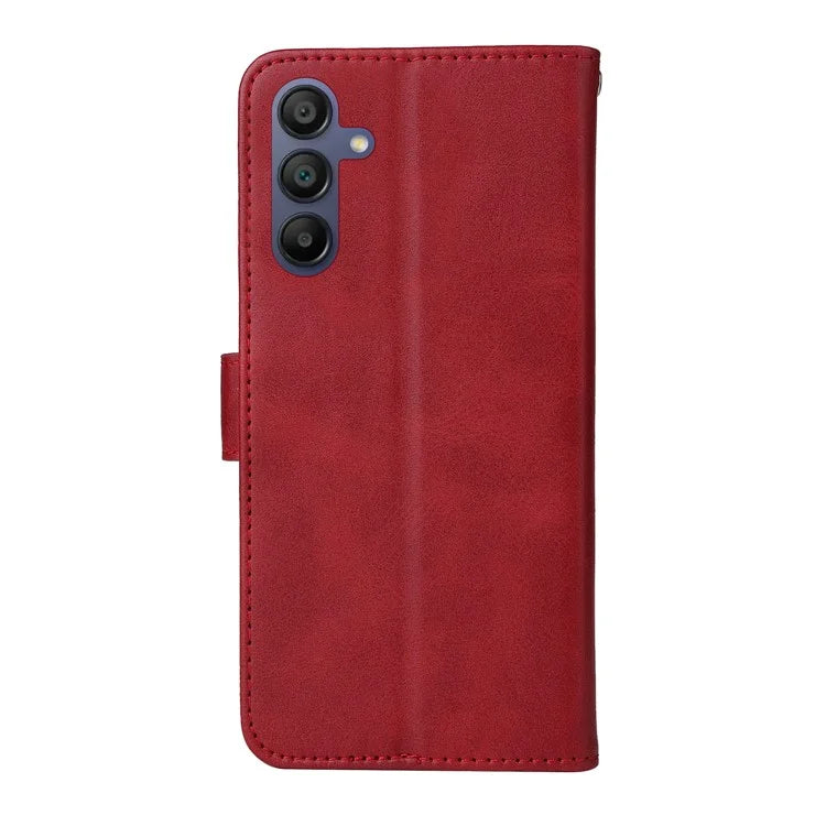 For Samsung Galaxy A16 5G Case PU Leather Phone Cover with Cash  /  Card Slots