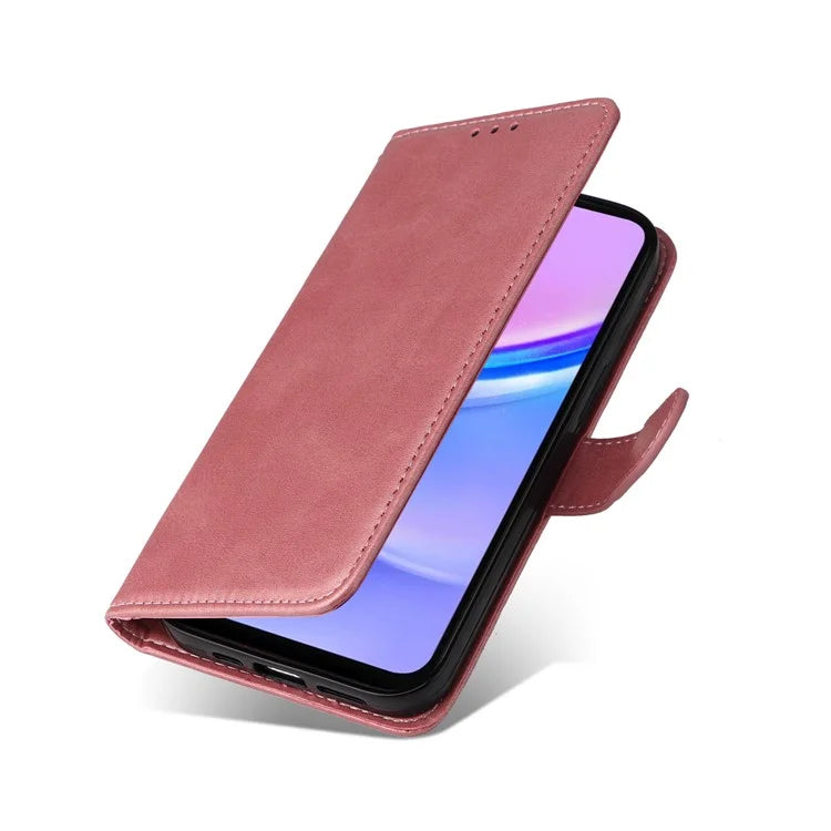 For Samsung Galaxy A16 5G Case PU Leather Phone Cover with Cash  /  Card Slots
