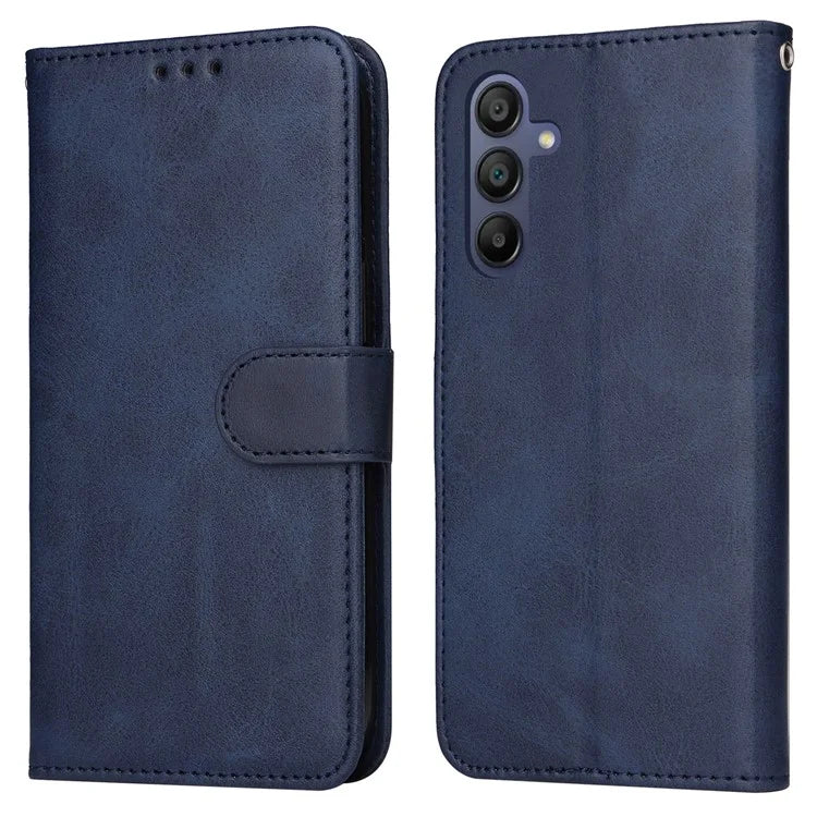 For Samsung Galaxy A16 5G Case PU Leather Phone Cover with Cash  /  Card Slots