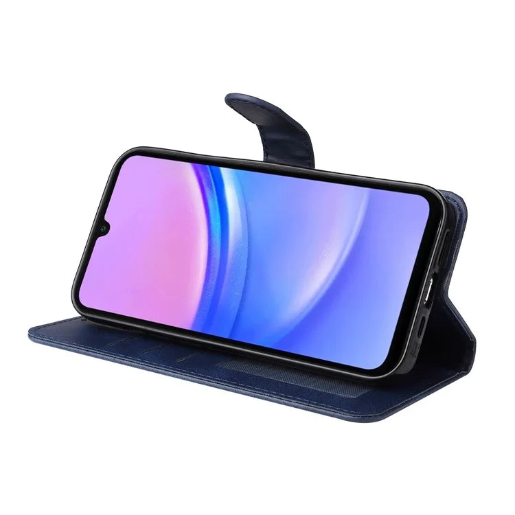 For Samsung Galaxy A16 5G Case PU Leather Phone Cover with Cash  /  Card Slots