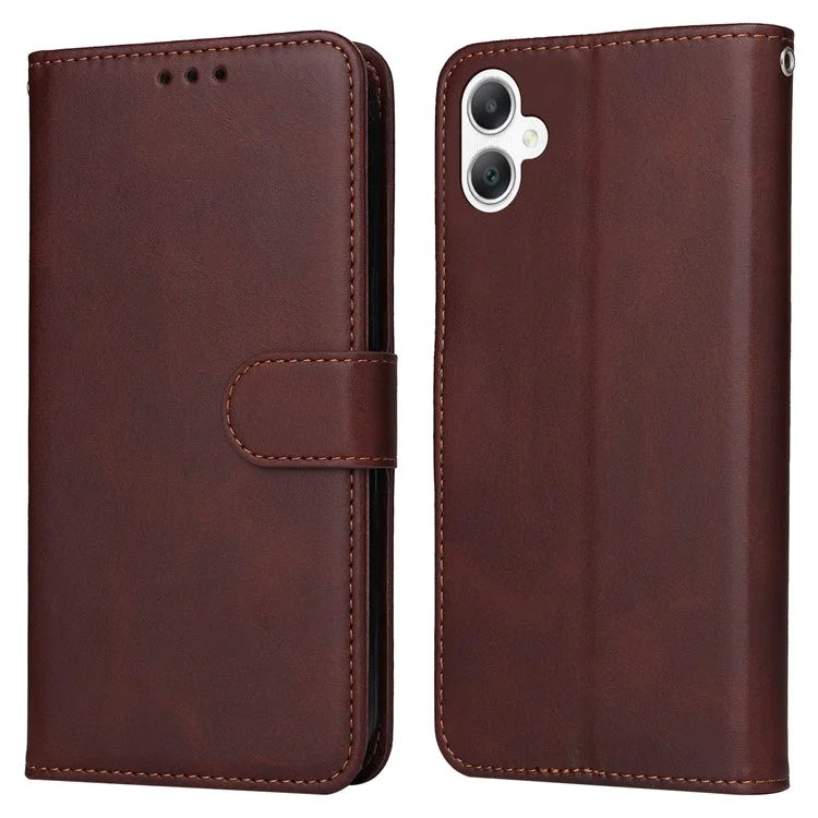 For Samsung Galaxy A06 Case PU Leather Phone Cover with Cash  /  Card Slots