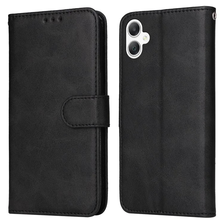 For Samsung Galaxy A06 Case PU Leather Phone Cover with Cash  /  Card Slots