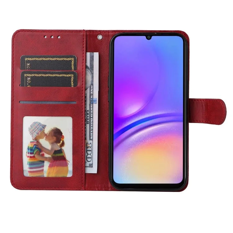 For Samsung Galaxy A06 Case PU Leather Phone Cover with Cash  /  Card Slots