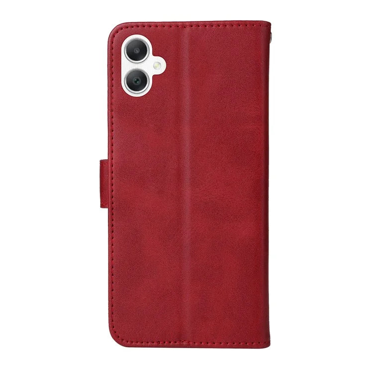 For Samsung Galaxy A06 Case PU Leather Phone Cover with Cash  /  Card Slots