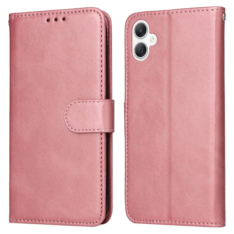 For Samsung Galaxy A06 Case PU Leather Phone Cover with Cash  /  Card Slots