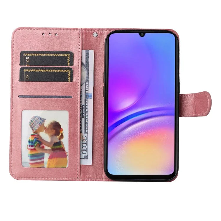For Samsung Galaxy A06 Case PU Leather Phone Cover with Cash  /  Card Slots