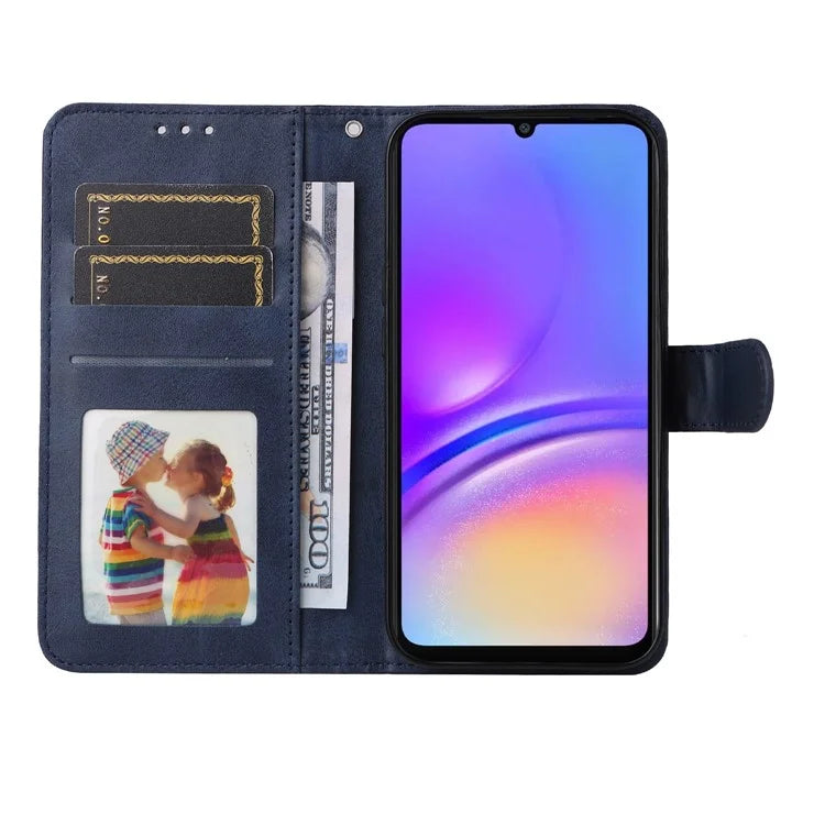 For Samsung Galaxy A06 Case PU Leather Phone Cover with Cash  /  Card Slots
