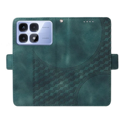 For Xiaomi Redmi K70 Ultra Case PU Leather Phone Cover Rhombus Starry Imprinted