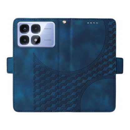 For Xiaomi Redmi K70 Ultra Case PU Leather Phone Cover Rhombus Starry Imprinted