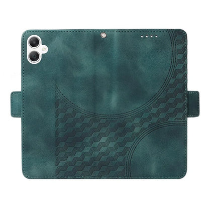 For Samsung Galaxy A06 Case PU Leather Phone Cover Rhombus Starry Imprinted