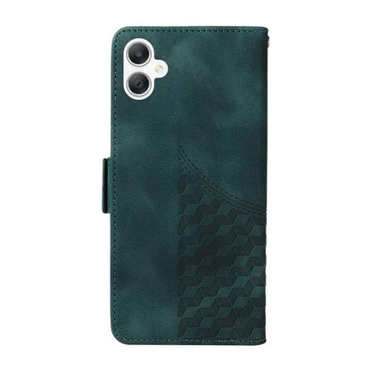 For Samsung Galaxy A06 Case PU Leather Phone Cover Rhombus Starry Imprinted