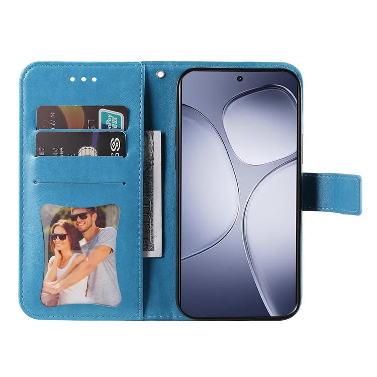 For Xiaomi Redmi K70 Ultra Case PU Leather Wallet Floral Phone Cover Stand View