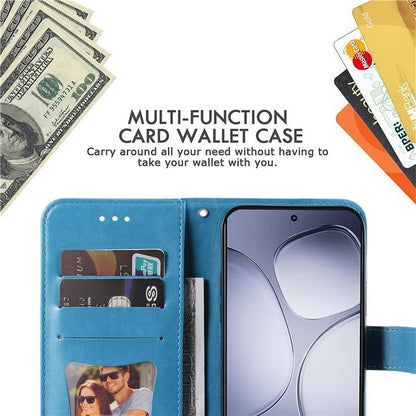For Xiaomi Redmi K70 Ultra Case PU Leather Wallet Floral Phone Cover Stand View